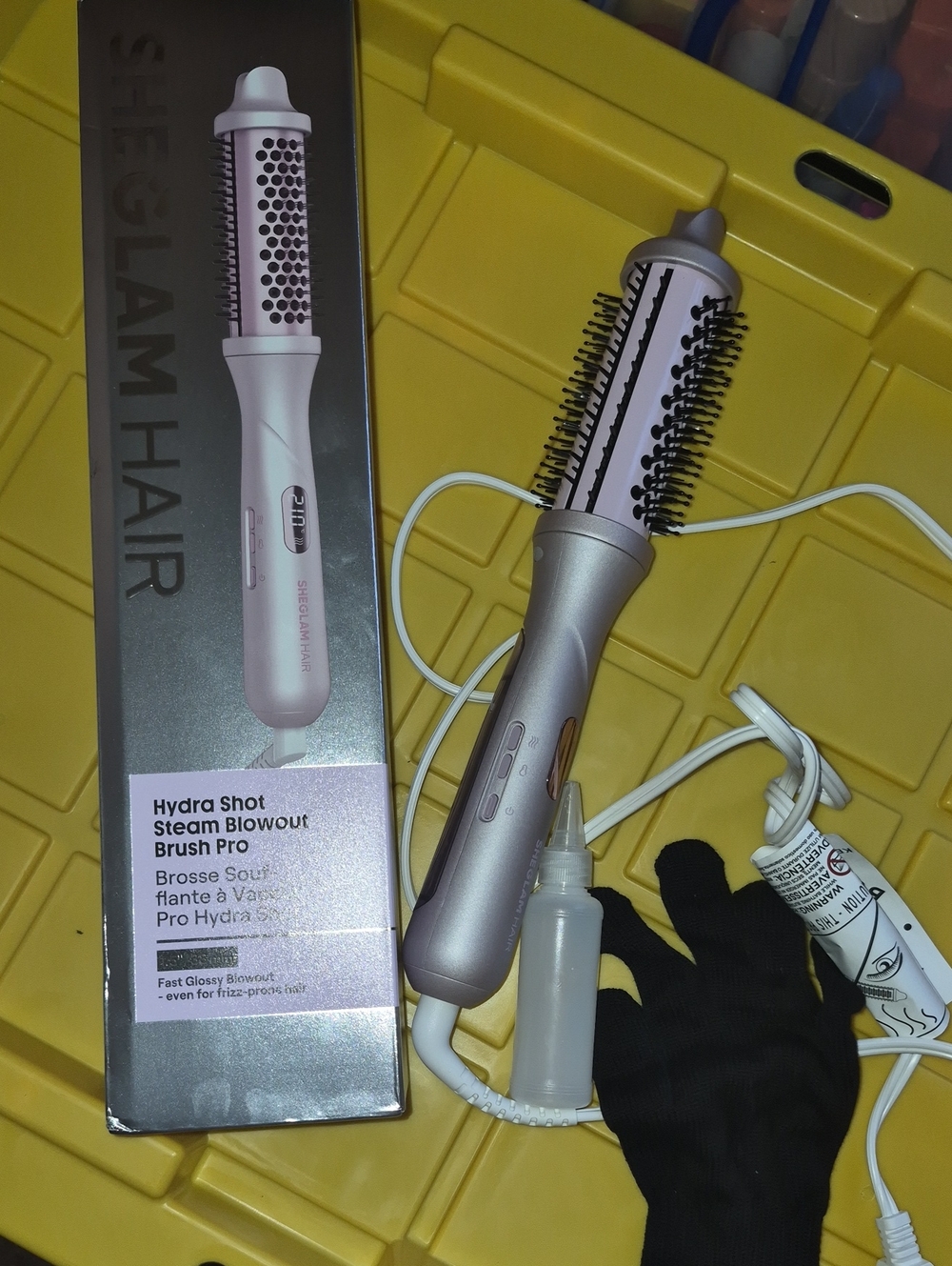Hair Hydra Shot Steam Blowout Brush Pro - SheGlam